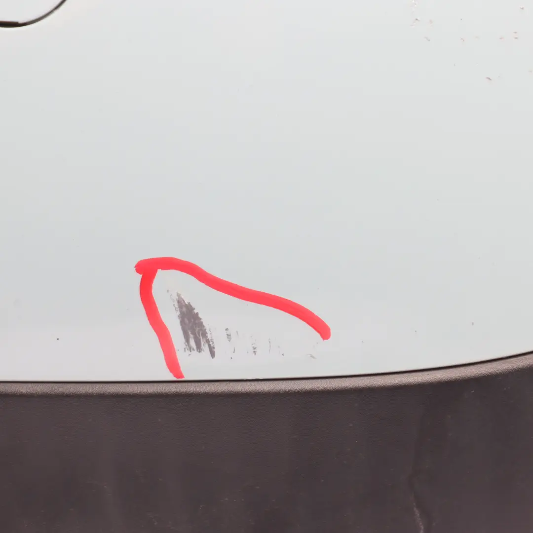 Bumper Trim Panel Covering R57 LCI R58 Ice Blue - B28 to Mini R56 LCI Rear with Part number 7264356 Mini R56 LCI Rear Bumper Trim Panel Covering R57 LCI R58 Ice Blue - B28 - SKU 7264356-ICE1 - Part number 7264356