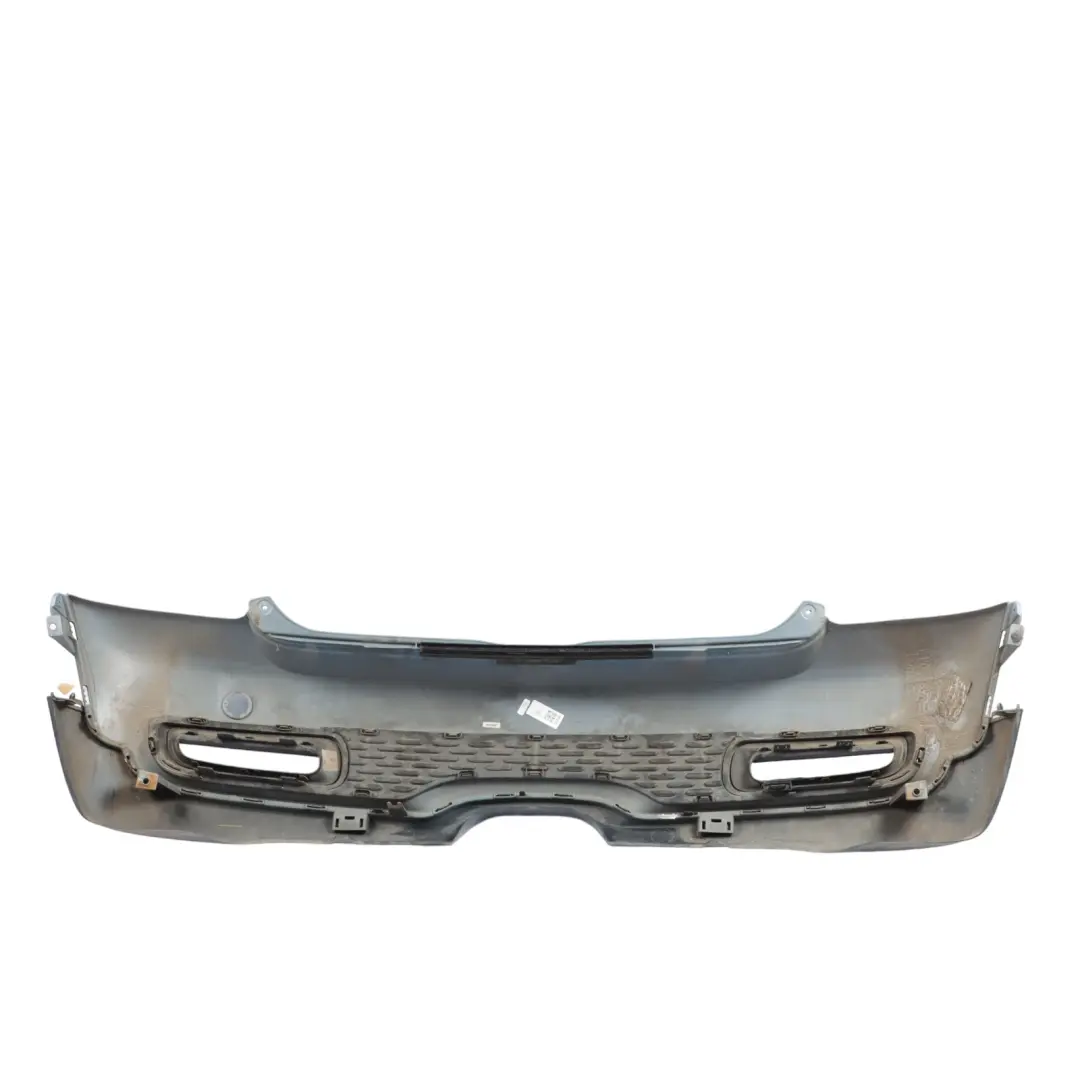 Bumper Mini R56 R57 LCI Cooper S PDC Trim Panel Lightning Blue Metallic A63 to Rear with Part number 7264358 Rear Bumper Mini R56 R57 LCI Cooper S PDC Trim Panel Lightning Blue Metallic A63 - SKU 7264358-LB - Part number 7264358