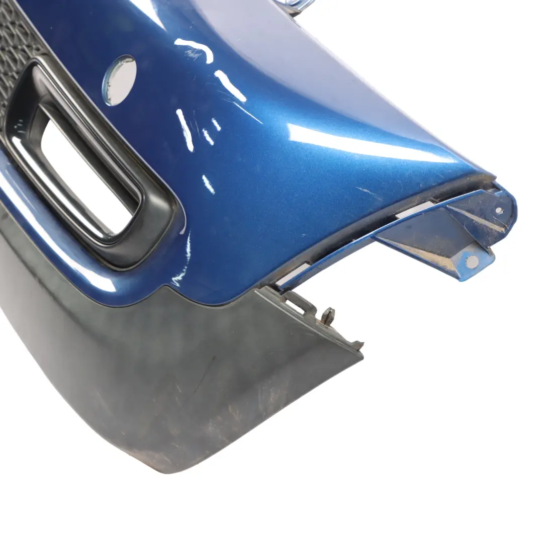 Rear Bumper Mini R56 R57 LCI Cooper S PDC Trim Panel Lightning Blue Metallic A63 - SKU 7264358-LB - Part number 7264358