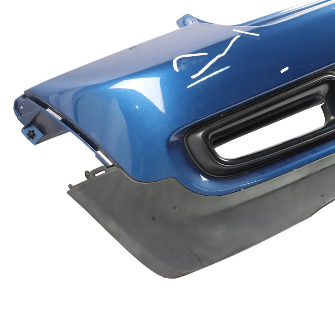 Rear Bumper Mini R56 R57 LCI Cooper S PDC Trim Panel Lightning Blue Metallic A63 - SKU 7264358-LB - Part number 7264358