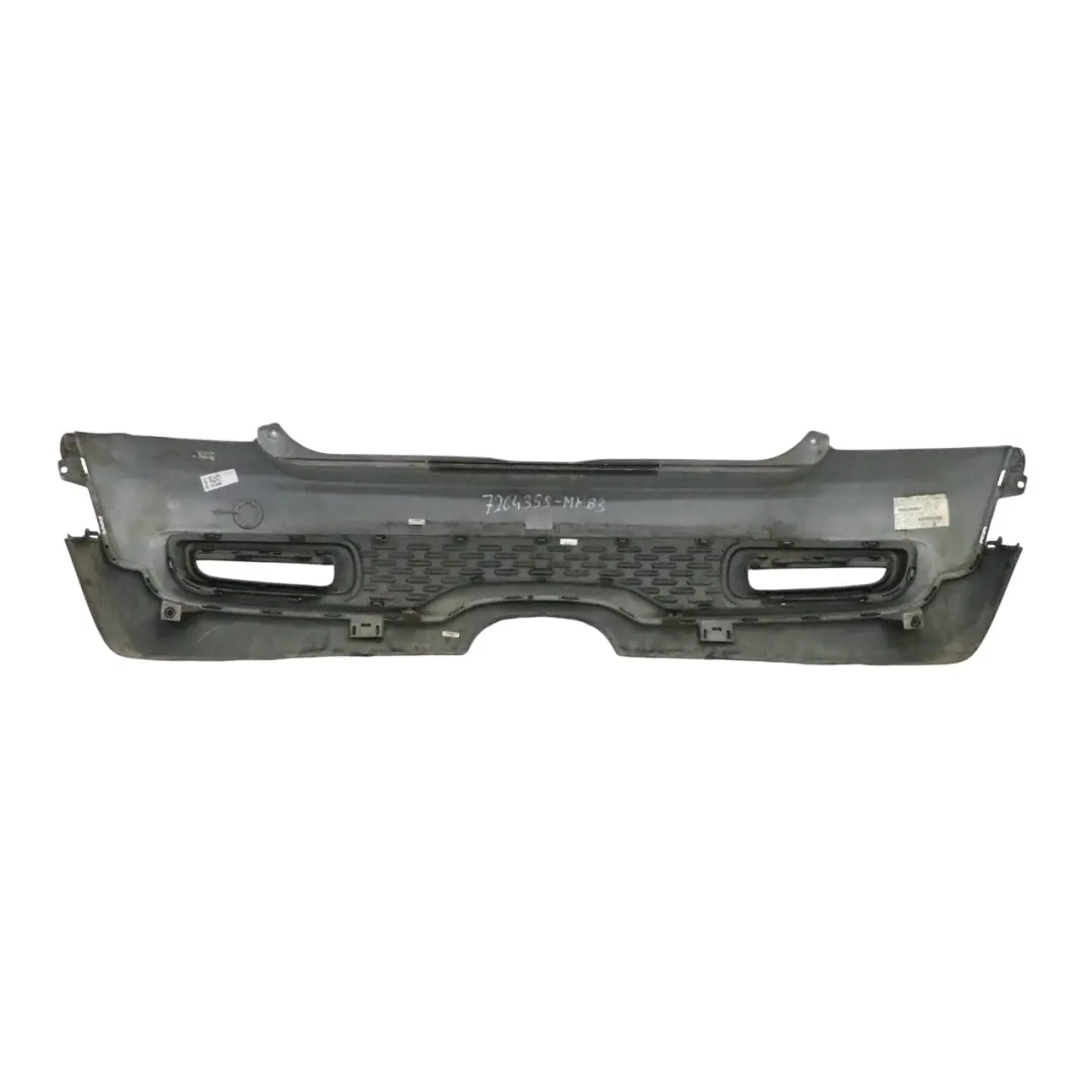 Rear Bumper Mini R56 R57 LCI Cooper S PDC Trim Panel Midnight Black - A94 - SKU 7264358-MNB3 - Part number 7264358