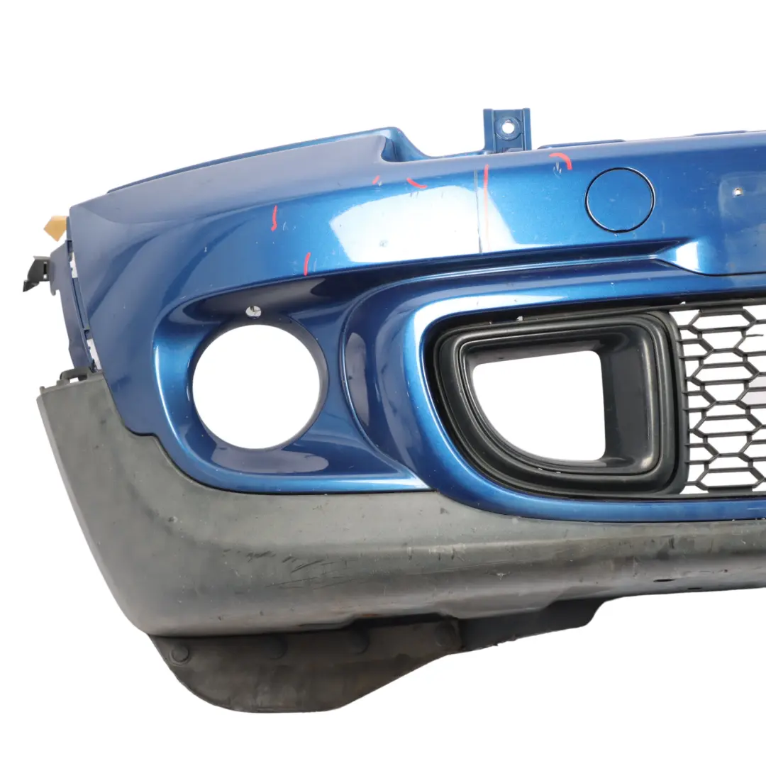 Front Bumper Mini R55 R56 R57 LCI R58 Cooper S Trim Lightning Blue - A63 to with Part number 7268743 Front Bumper Mini R55 R56 R57 LCI R58 Cooper S Trim Lightning Blue - A63 - SKU 7268743-LB - Part number 7268743