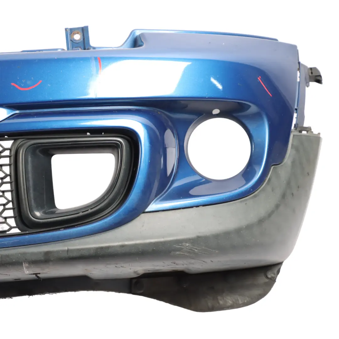 Front Bumper Mini R55 R56 R57 LCI R58 Cooper S Trim Lightning Blue - A63 to with Part number 7268743 Front Bumper Mini R55 R56 R57 LCI R58 Cooper S Trim Lightning Blue - A63 - SKU 7268743-LB - Part number 7268743