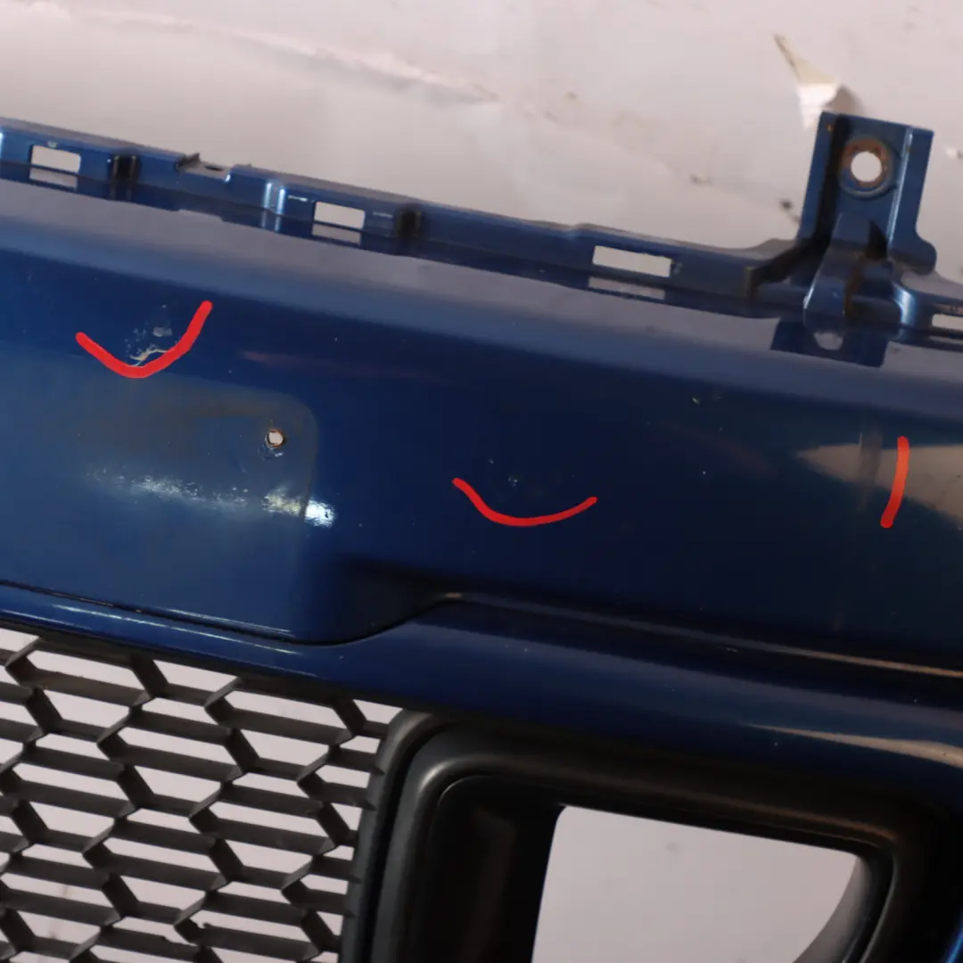 Front Bumper Mini R55 R56 R57 LCI R58 Cooper S Trim Lightning Blue - A63 to with Part number 7268743 Front Bumper Mini R55 R56 R57 LCI R58 Cooper S Trim Lightning Blue - A63 - SKU 7268743-LB - Part number 7268743