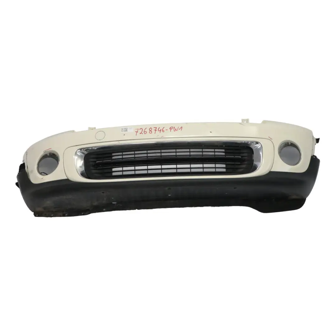 Mini Cooper R55 R56 LCI Stossfänger Vorn Pepper White Weiss - 850 - SKU 7268746-PW1 - Teilenummer 7268746