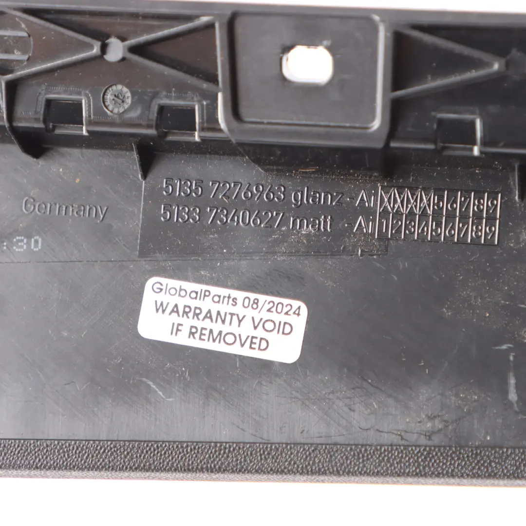 BMW F20 Finisher B-Pillar Outer Rear Left N/S Door Glanzchwarz - SKU 7276963-1 - Part number 7276963