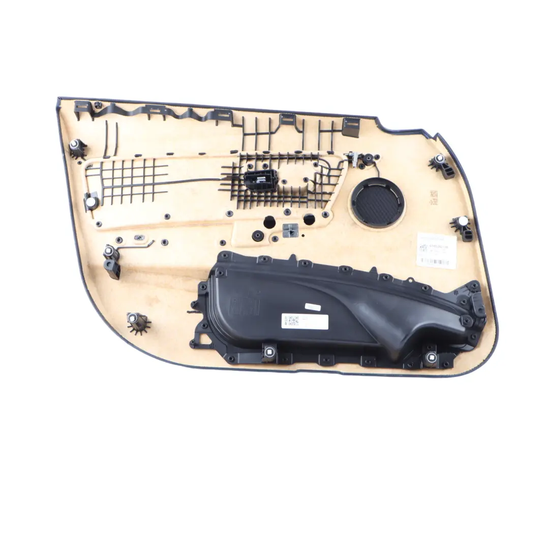 Door Card Front Right O/S Door Lining Trim Panel Black Leather Red to BMW F30 F31 with Part number 7279196 BMW F30 F31 Door Card Front Right O/S Door Lining Trim Panel Black Leather Red - SKU 7279196 - Part number 7279196