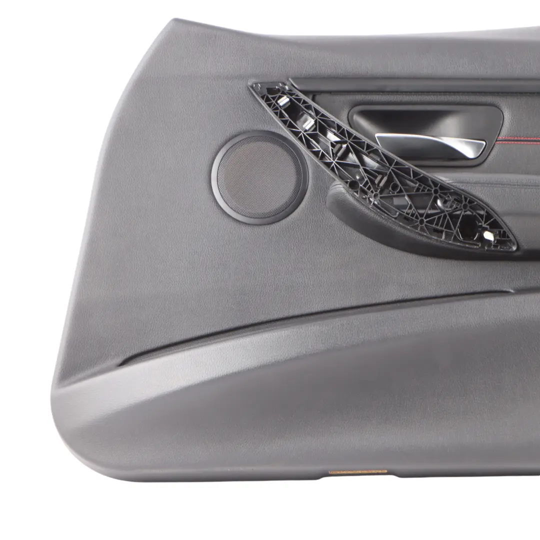 BMW F30 F31 Door Card Front Right O/S Door Lining Trim Panel Black Leather Red - SKU 7279196 - Part number 7279196
