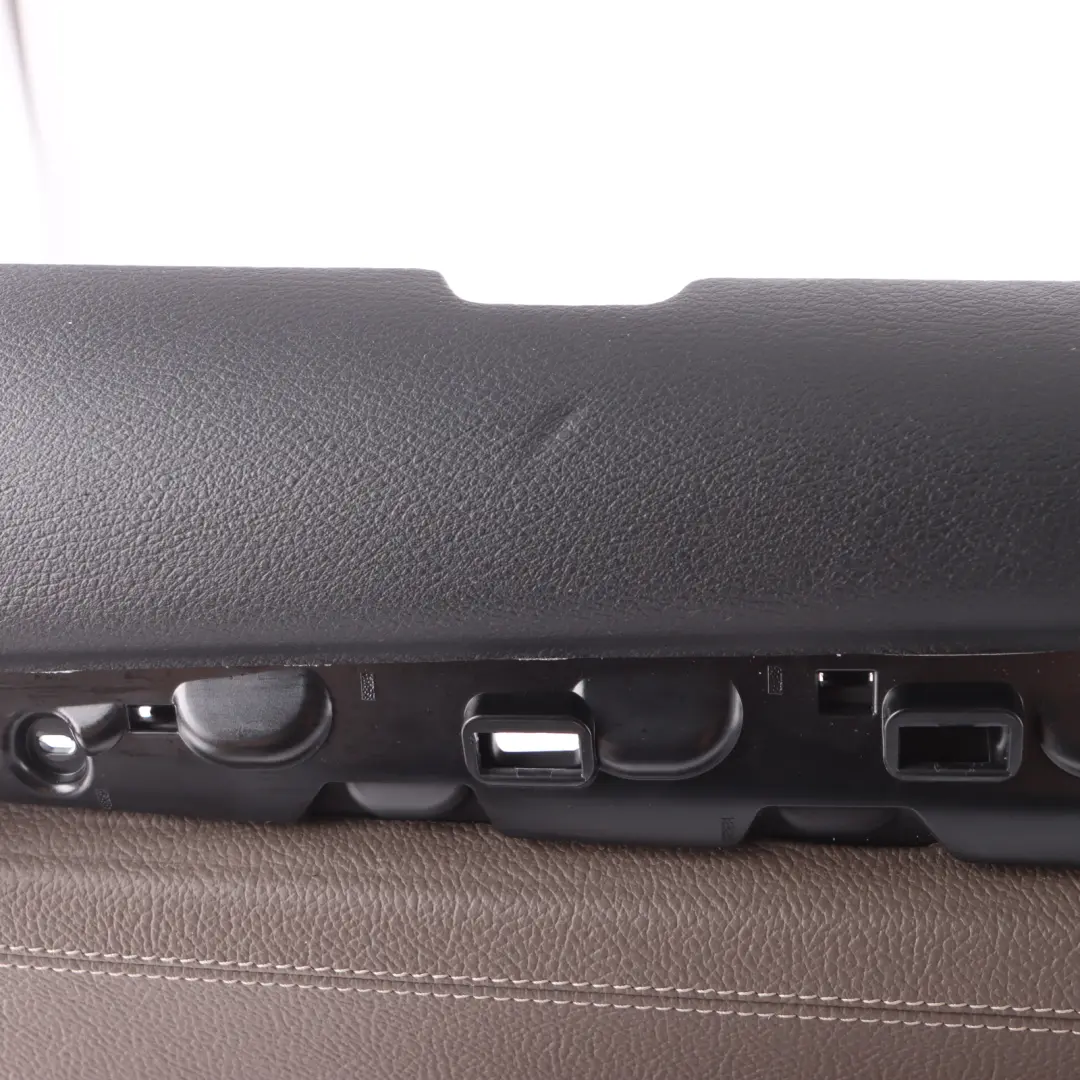 BMW X3 F25 Rear Door Card Cover Left N/S Trim Panel Leather Brown - SKU 7279923 - Part number 7279923