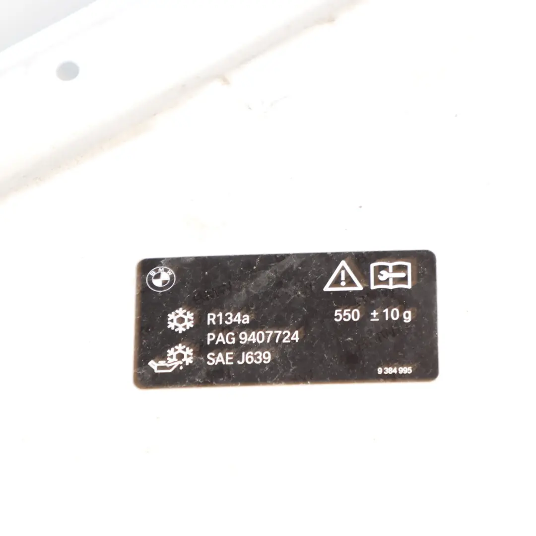 BMW F30 F31 F32 Hood Bonnet Cover Panel Alpinweiss 3 Alpine White - 300 - SKU 7290944-AW1 - Part number 7290944