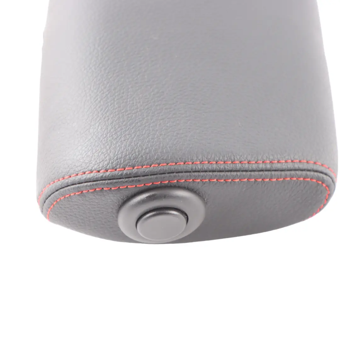 Headrest BMW F20 F30 Rear Middle Centre Head Rest Leather Dakota Black Red to Seat with Part number 7291143 Seat Headrest BMW F20 F30 Rear Middle Centre Head Rest Leather Dakota Black Red - SKU 7291143 - Part number 7291143