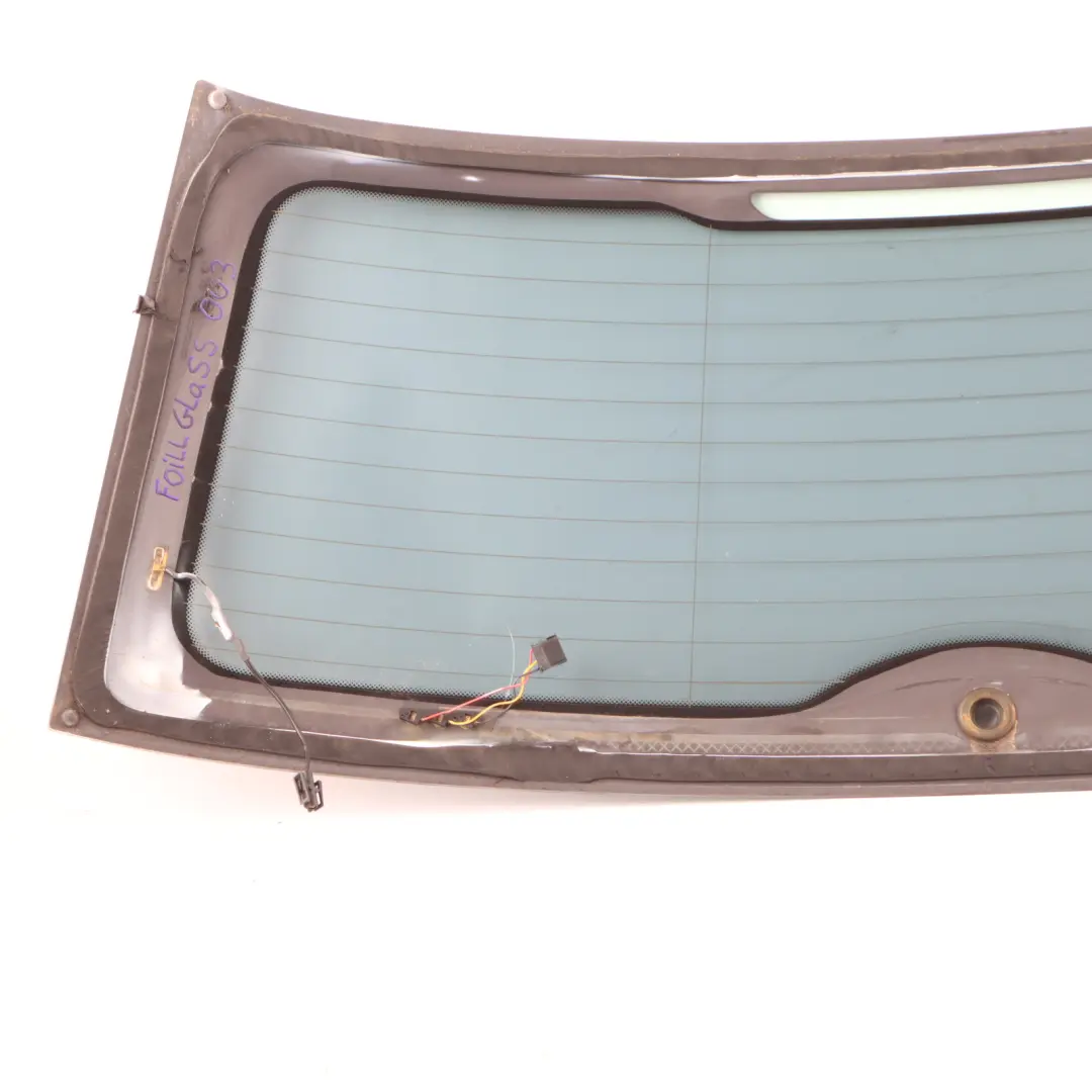 Window Green Glass Glazing AS2 to Mini Cooper R56 Rear Tailgate with Part number 7292003 Mini Cooper R56 Rear Tailgate Window Green Glass Glazing AS2 - SKU 7292003-2 - Part number 7292003