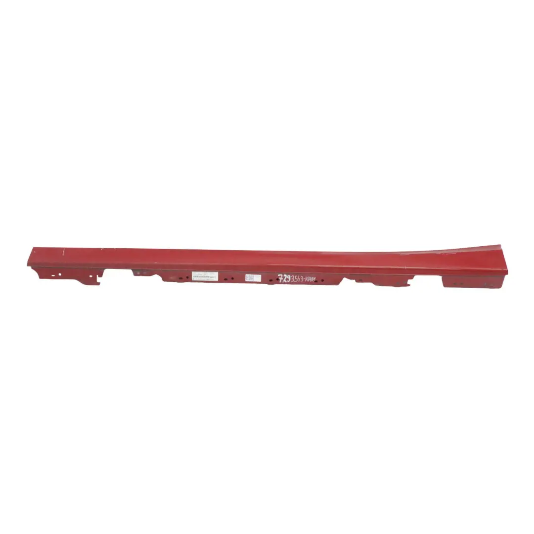 Faldon Lateral Izquierdo Sill Strip Karmesinrot Rojo Carmesi - A61 para BMW F21 F22 con número de pieza 7293543 BMW F21 F22 Faldon Lateral Izquierdo Sill Strip Karmesinrot Rojo Carmesi - A61 - SKU 7293543-KAR1 - Número de pieza 7293543