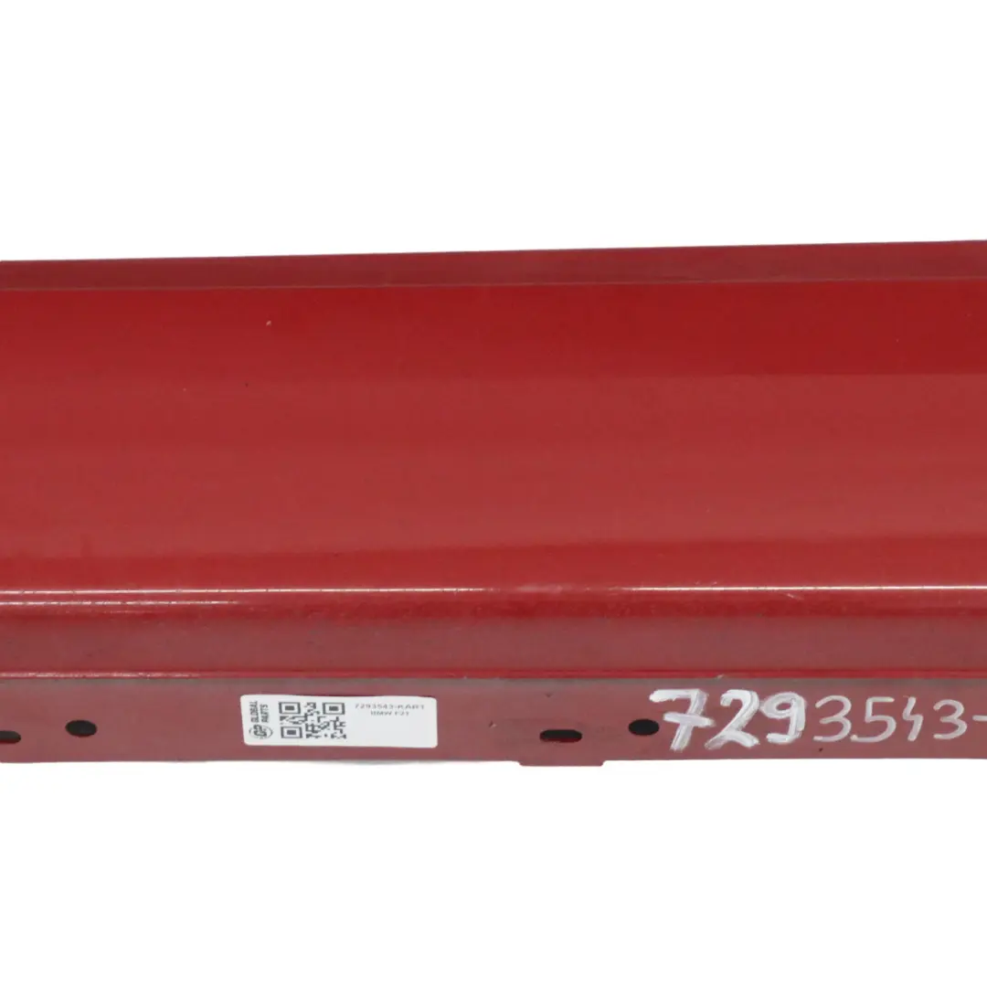BMW F21 F22 Side Skirt Left N/S Sill Strip Karmesinrot Crimson Red - A61 - SKU 7293543-KAR1 - Part number 7293543