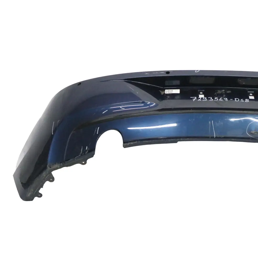 BMW F20 F21 Rear Bumper Trim Panel Sport Line Tiefseeblau Deep Sea Blue - A76 - SKU 7293569-DSB - Part number 7293569