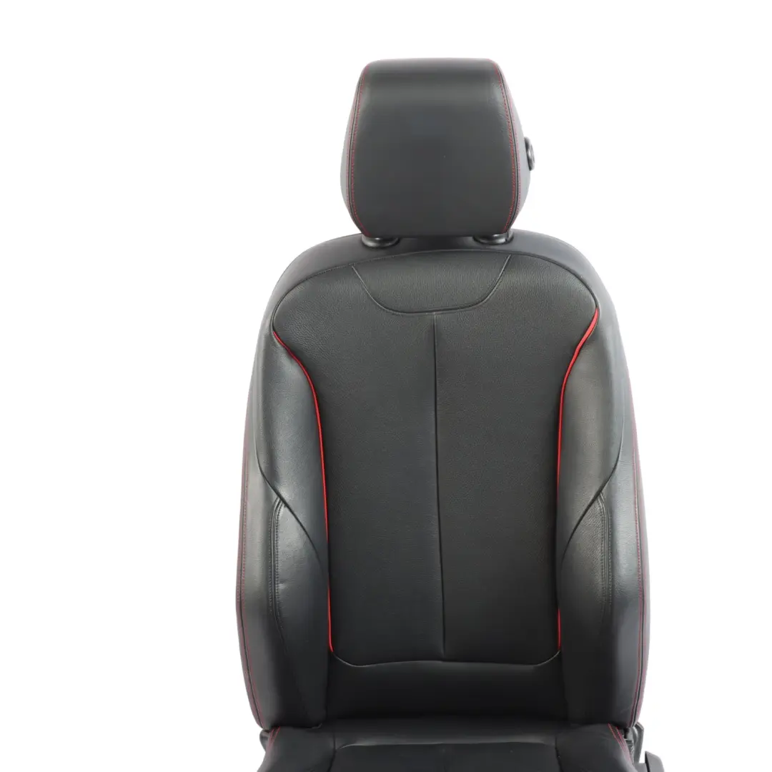  Front Seat BMW F30 F31 Left N/S Heated M-Sport Leather Dakota Black Akcent Rot - SKU 7295143-2 - Part number 7295143