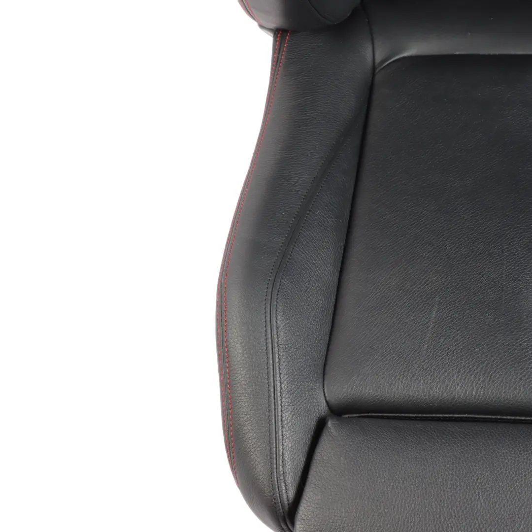  Front Seat BMW F30 F31 Left N/S Heated M-Sport Leather Dakota Black Akcent Rot - SKU 7295143-2 - Part number 7295143