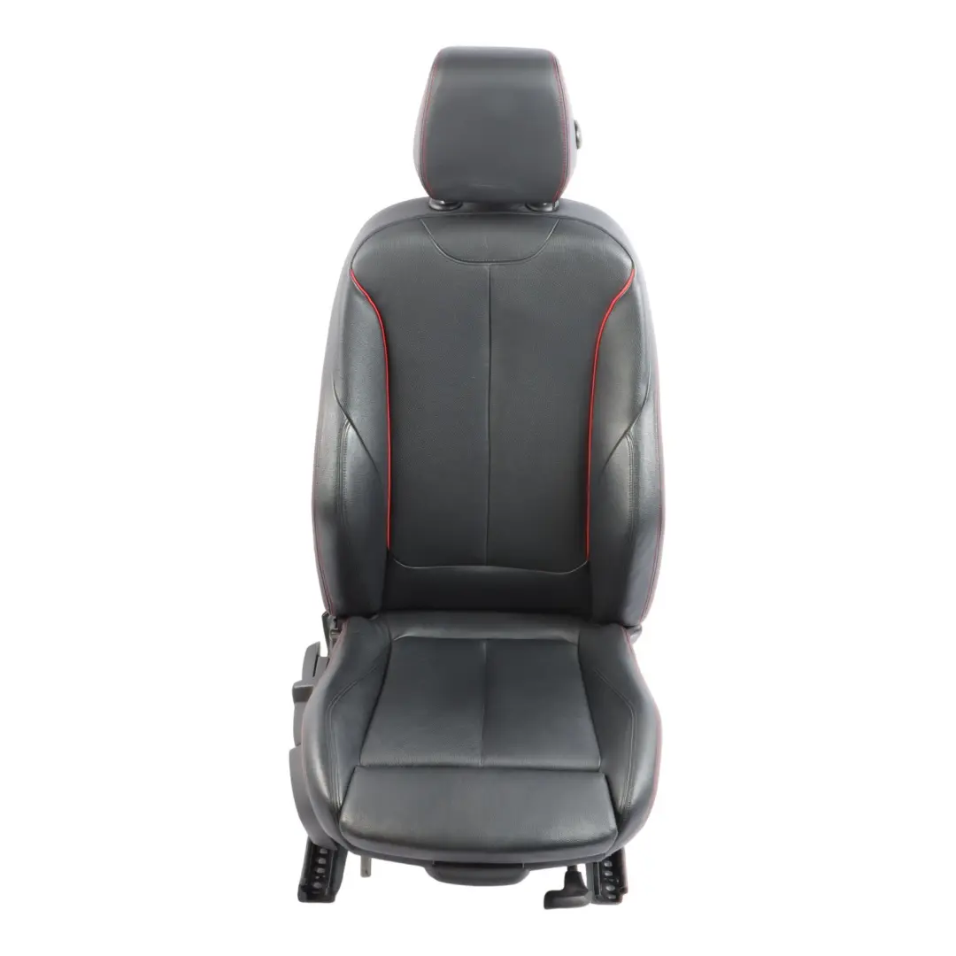  Vordersitz BMW F30 F31 M Sport Schwarz Leder Dakota Schwarz Akzent Rot Rechts - SKU 7295144-2 - Teilenummer 7295144