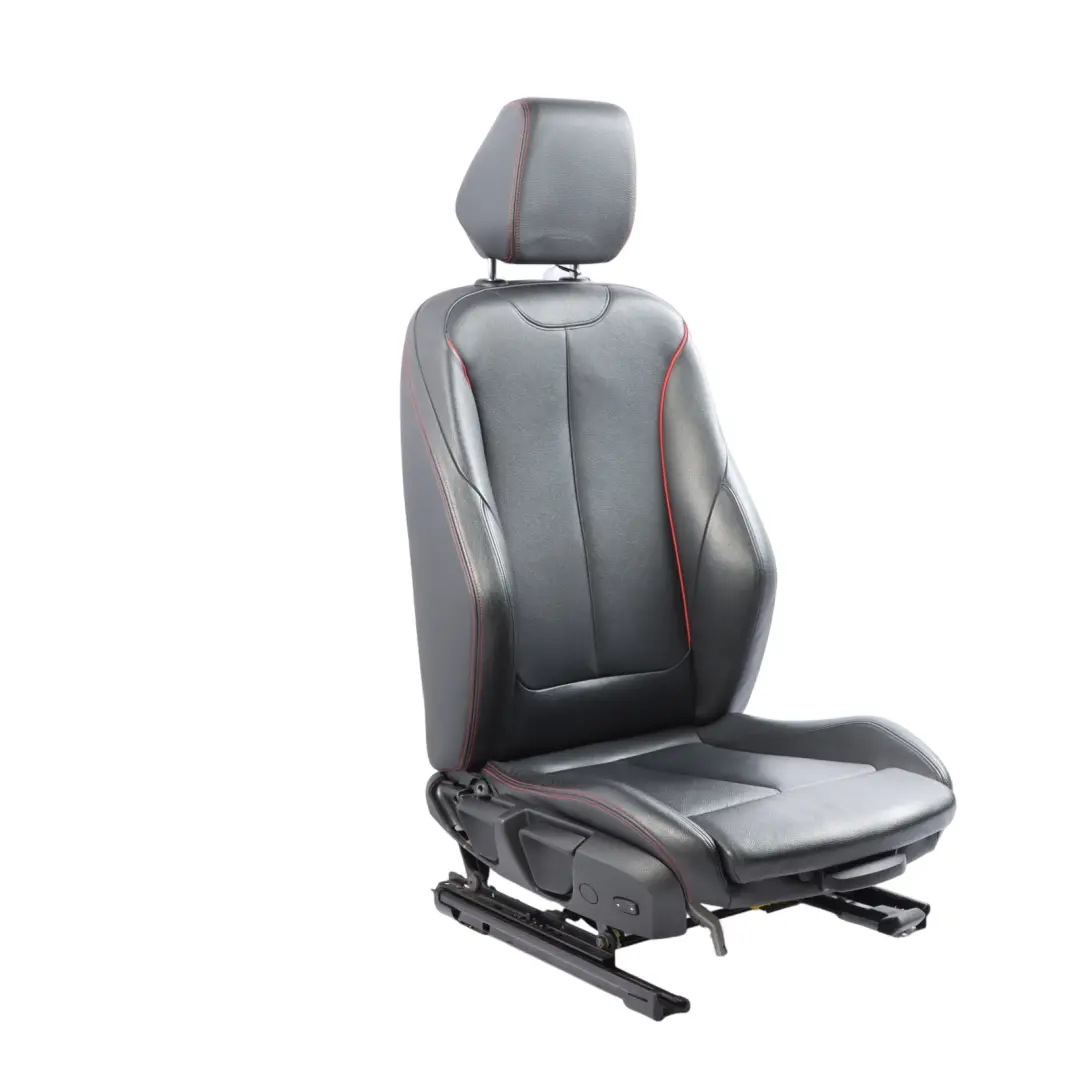 Sedile anteriore BMW F30 F31 M Sport Pelle nera Accento nero Dakota Rosso Destra per con numero di parte 7295144 Sedile anteriore BMW F30 F31 M Sport Pelle nera Accento nero Dakota Rosso Destra - SKU 7295144-2 - Numero di parte 7295144