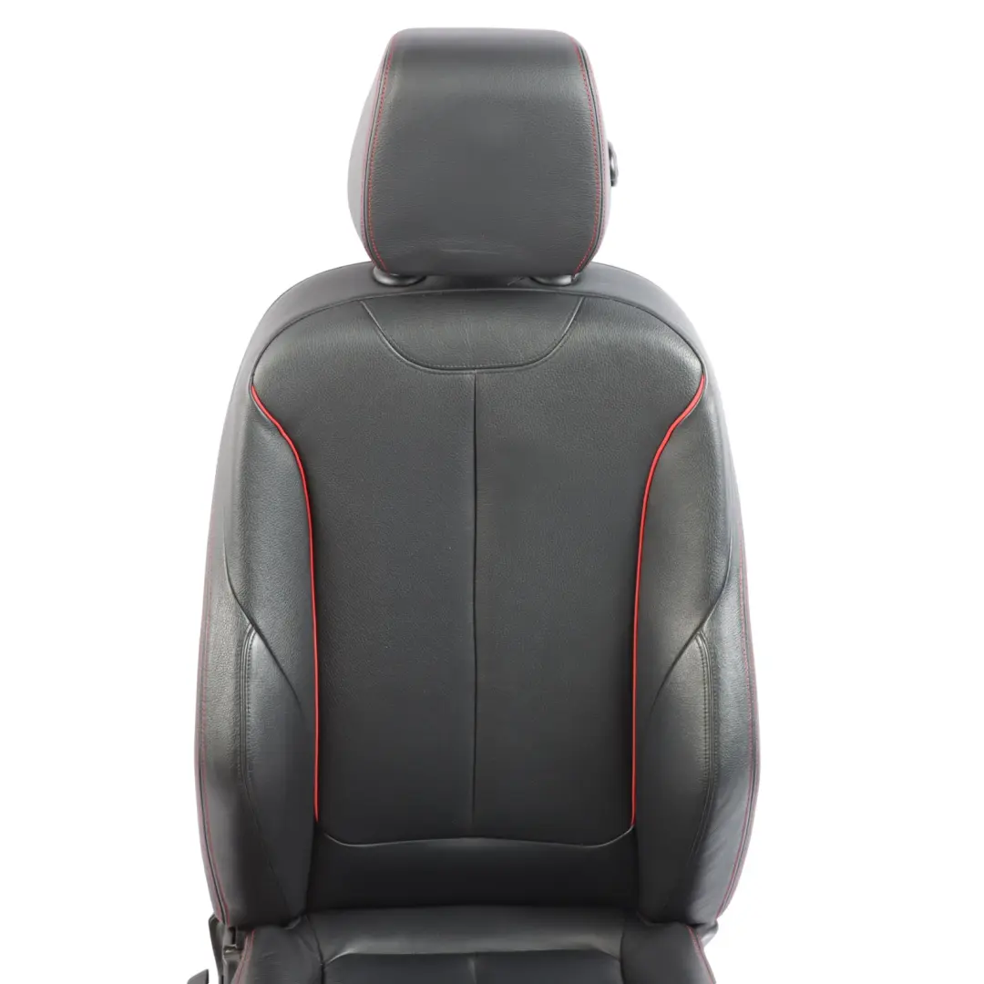  Vordersitz BMW F30 F31 M Sport Schwarz Leder Dakota Schwarz Akzent Rot Rechts - SKU 7295144-2 - Teilenummer 7295144