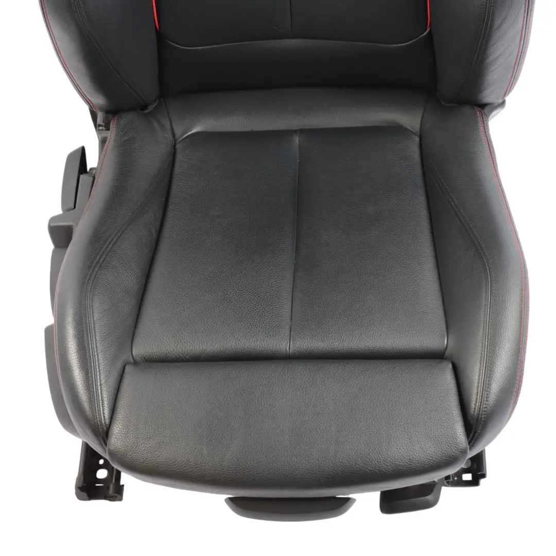  Vordersitz BMW F30 F31 M Sport Schwarz Leder Dakota Schwarz Akzent Rot Rechts - SKU 7295144-2 - Teilenummer 7295144