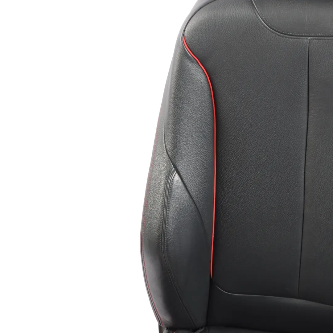  Vordersitz BMW F30 F31 M Sport Schwarz Leder Dakota Schwarz Akzent Rot Rechts - SKU 7295144-2 - Teilenummer 7295144