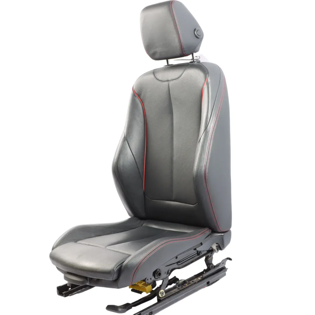  Vordersitz BMW F30 F31 M Sport Schwarz Leder Dakota Schwarz Akzent Rot Rechts - SKU 7295144-2 - Teilenummer 7295144