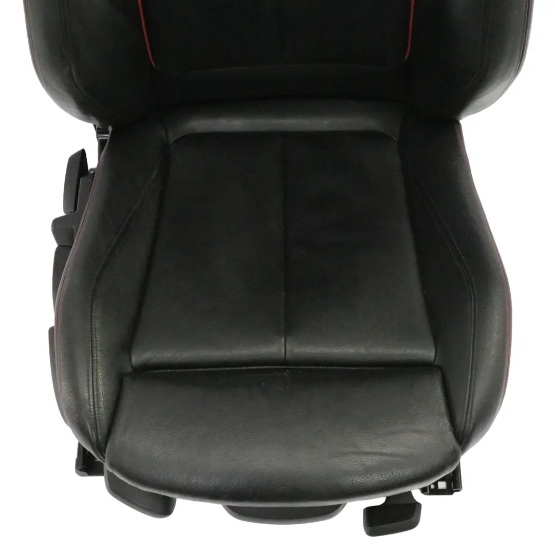 Sedile anteriore BMW F30 F31 M Sport Riscaldato Pelle Nera Accento Rosso Destra - SKU 7295144-3 - Numero di parte 7295144