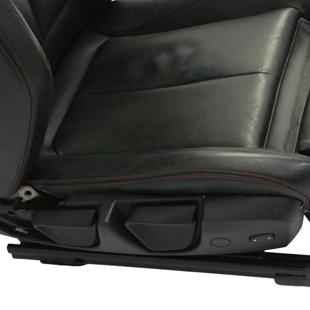  Sedile anteriore BMW F30 F31 M Sport Riscaldato Pelle Nera Accento Rosso Destra - SKU 7295144-3 - Numero di parte 7295144