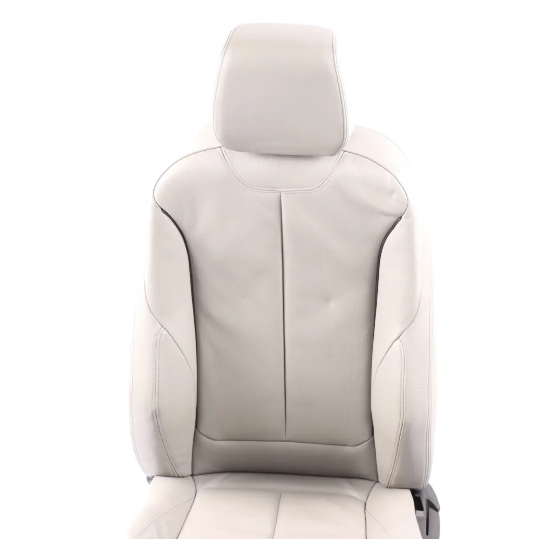 Front Seat M Sport Left N/S Interior Leather Everest Grey Black Accent to BMW F20 with Part number 7295145 BMW F20 Front Seat M Sport Left N/S Interior Leather Everest Grey Black Accent - SKU 7295145-1 - Part number 7295145