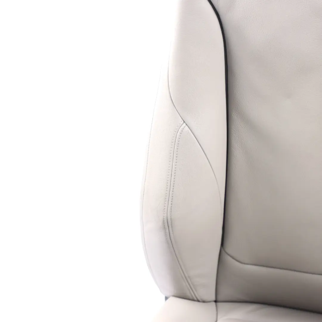 Front Seat M Sport Left N/S Interior Leather Everest Grey Black Accent to BMW F20 with Part number 7295145 BMW F20 Front Seat M Sport Left N/S Interior Leather Everest Grey Black Accent - SKU 7295145-1 - Part number 7295145