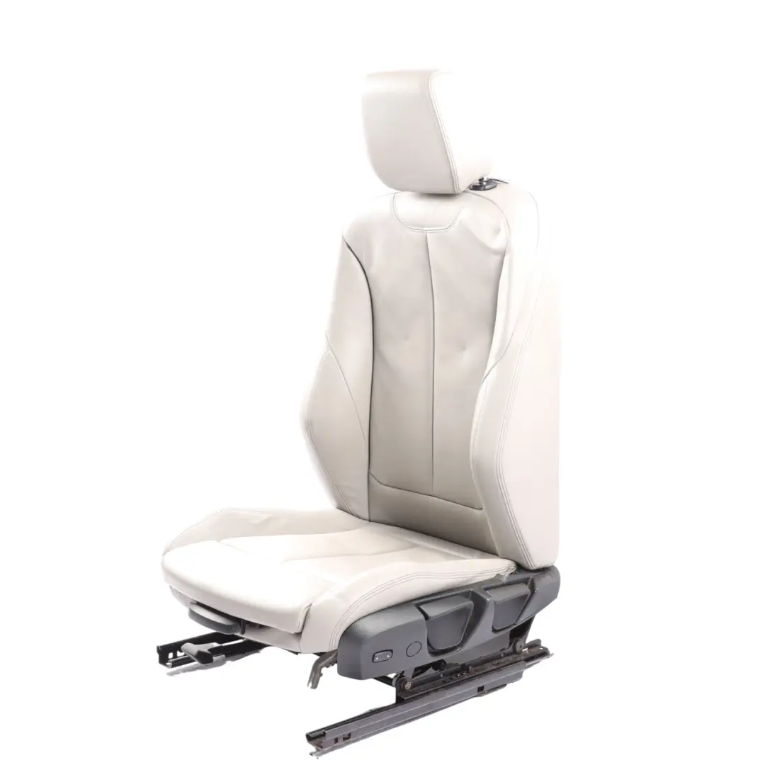 Front Seat M Sport Left N/S Interior Leather Everest Grey Black Accent to BMW F20 with Part number 7295145 BMW F20 Front Seat M Sport Left N/S Interior Leather Everest Grey Black Accent - SKU 7295145-1 - Part number 7295145