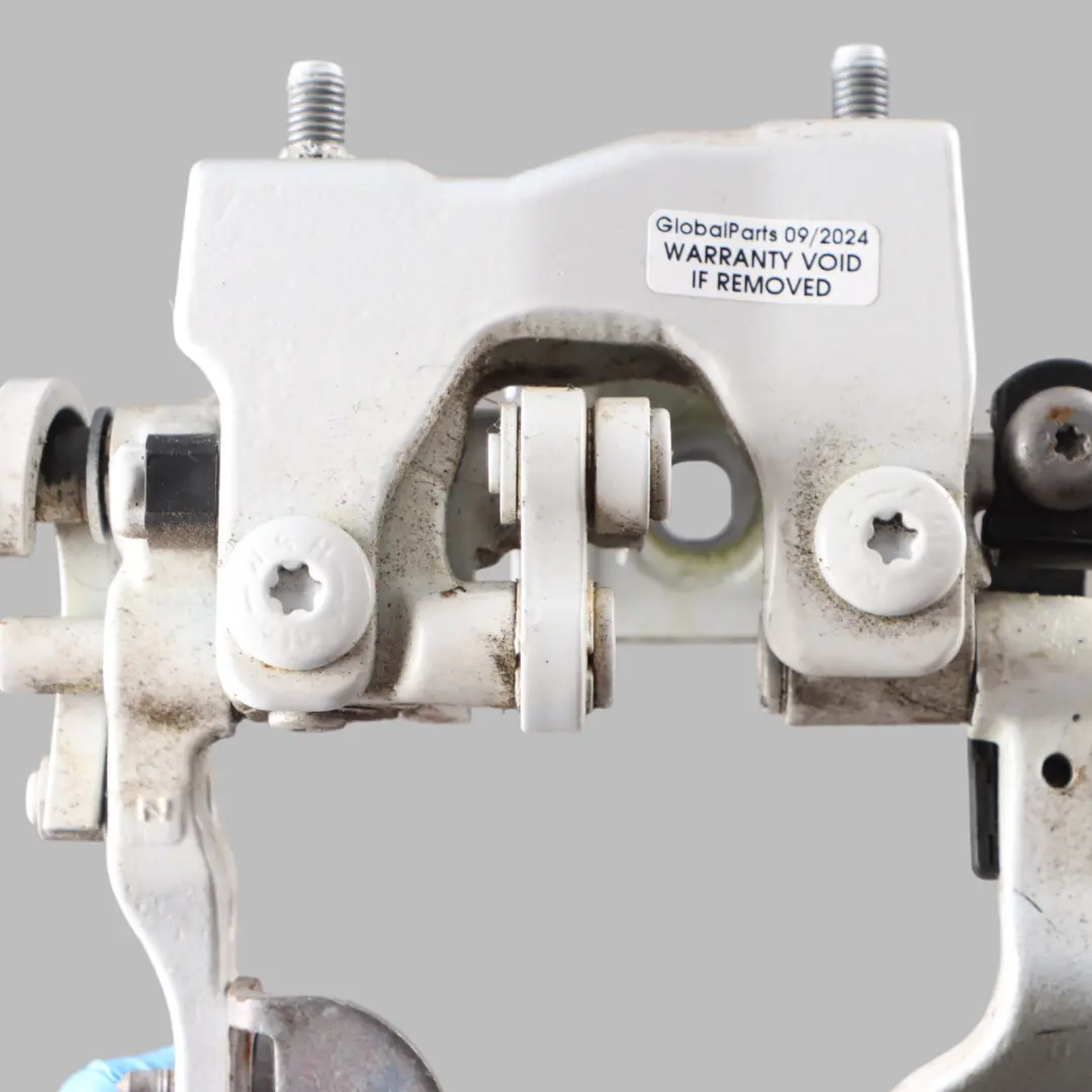 Bisagra Tapa Maletero Trasero Izquierdo Blanco Alpino 300 para BMW F31 con número de pieza 7298069 BMW F31 Bisagra Tapa Maletero Trasero Izquierdo Blanco Alpino 300 - SKU 7298069-AW - Número de pieza 7298069