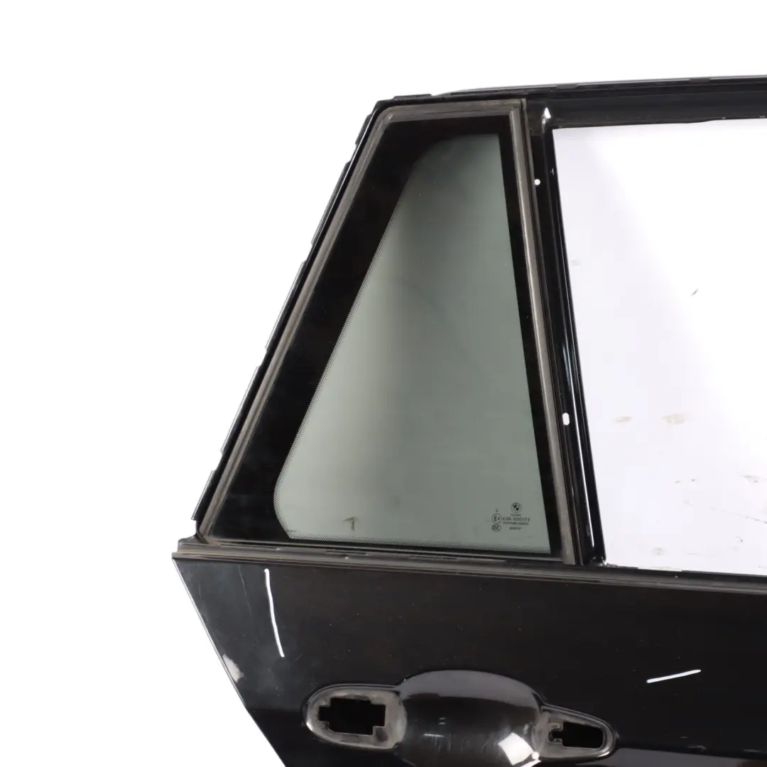 Right Door O/S Black Sapphire Metallic - 475 to BMW F31 Touring Rear with Part number 7298526 BMW F31 Touring Rear Right Door O/S Black Sapphire Metallic - 475 - SKU 7298526-BS - Part number 7298526