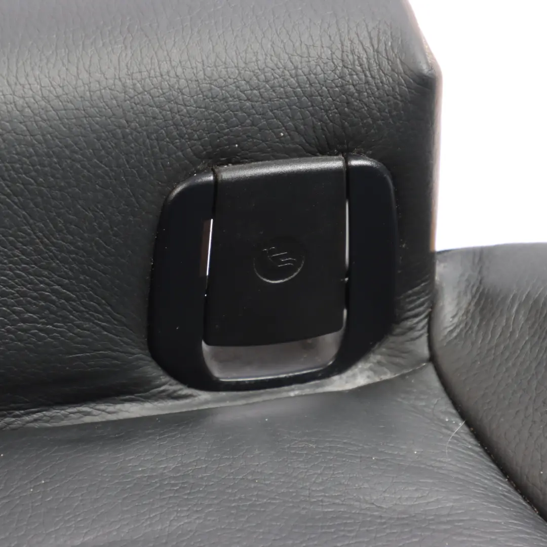 Bench Couch Sofa Cover Leather Dakota Black Red Accent to BMW F30 F31 Rear Seat with Part number 7387716 BMW F30 F31 Rear Seat Bench Couch Sofa Cover Leather Dakota Black Red Accent - SKU 7309766 - Part number 7387716