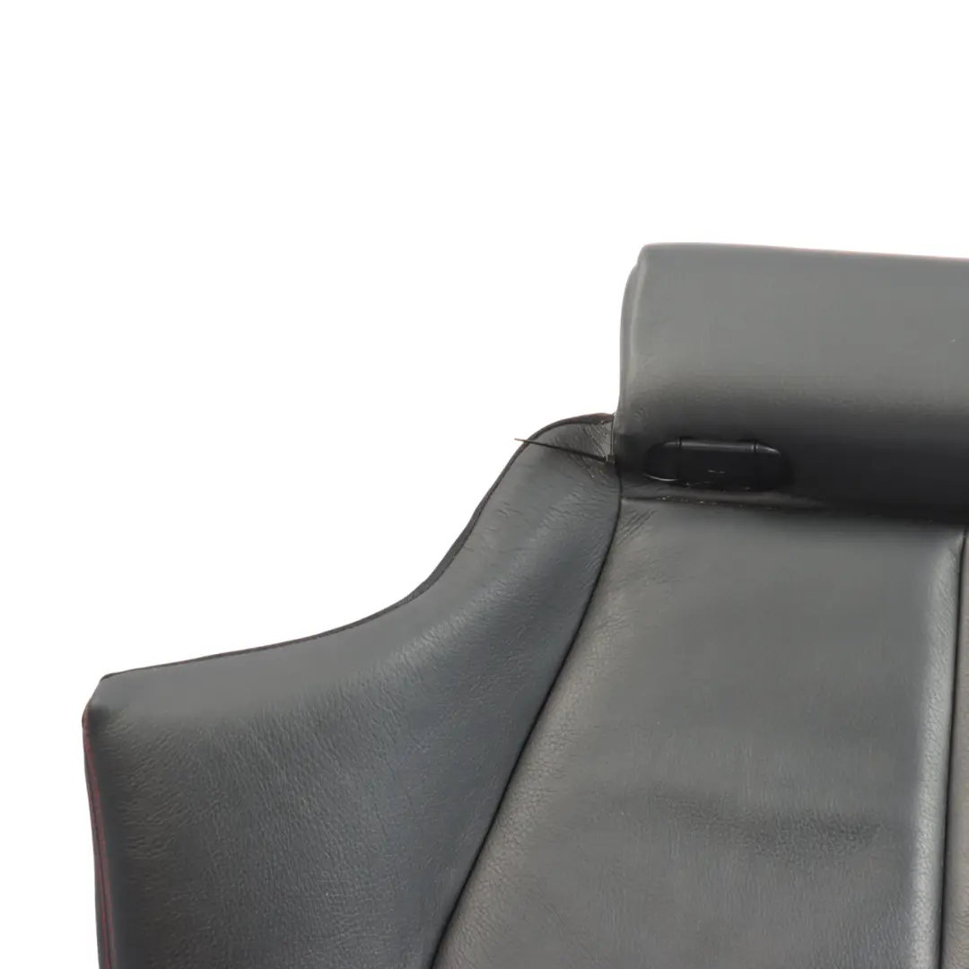Bench Couch Sofa Cover Leather Dakota Black Red Accent to BMW F30 F31 Rear Seat with Part number 7387716 BMW F30 F31 Rear Seat Bench Couch Sofa Cover Leather Dakota Black Red Accent - SKU 7309766 - Part number 7387716