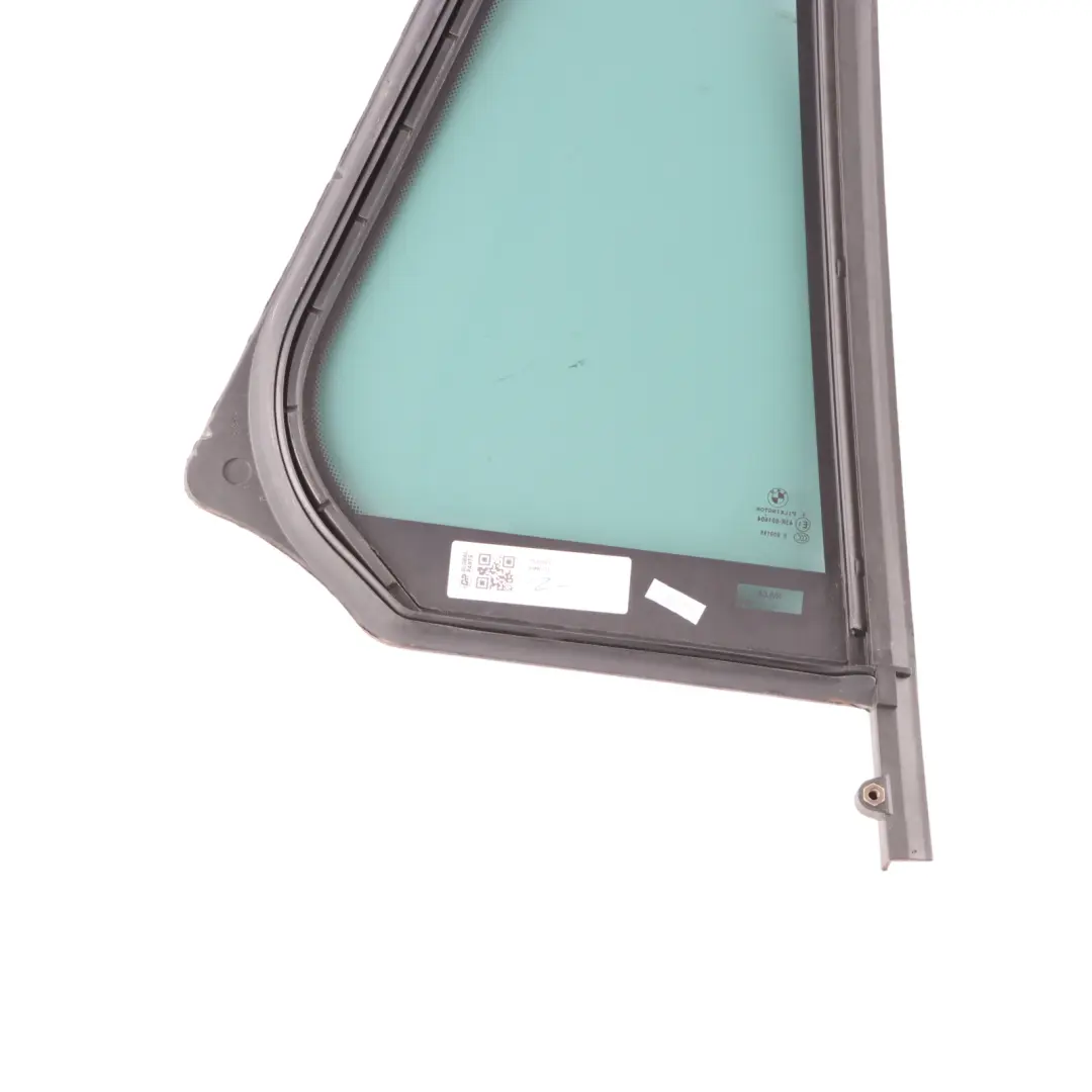 BMW F11 Quarter Door Side Window Glass Green Rear Left N/S SSG - SKU 7311251 - Part number 7311251