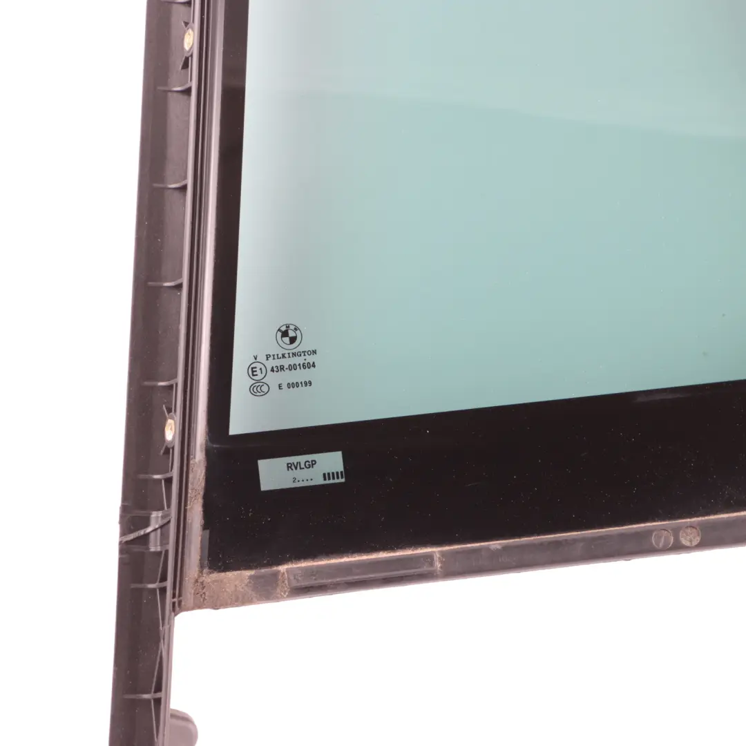 BMW F11 Quarter Door Side Window Glass Green Rear Left N/S SSG - SKU 7311251 - Part number 7311251