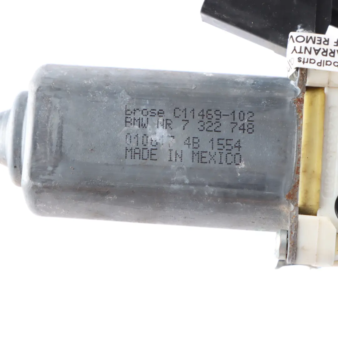 BMW X5 F15 X6 F16 M Front Rear Window Lifter Right O/S Regulator Motor - SKU 7322748 - Part number 7322748