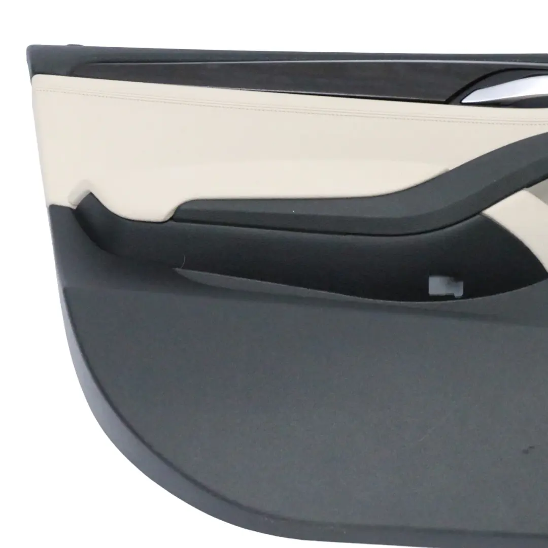 BMW E84 Boczek Panel Drzwi Lewy Przód Skóra Nevada Oyster - SKU 7327195-1 - Numer Części 7327195