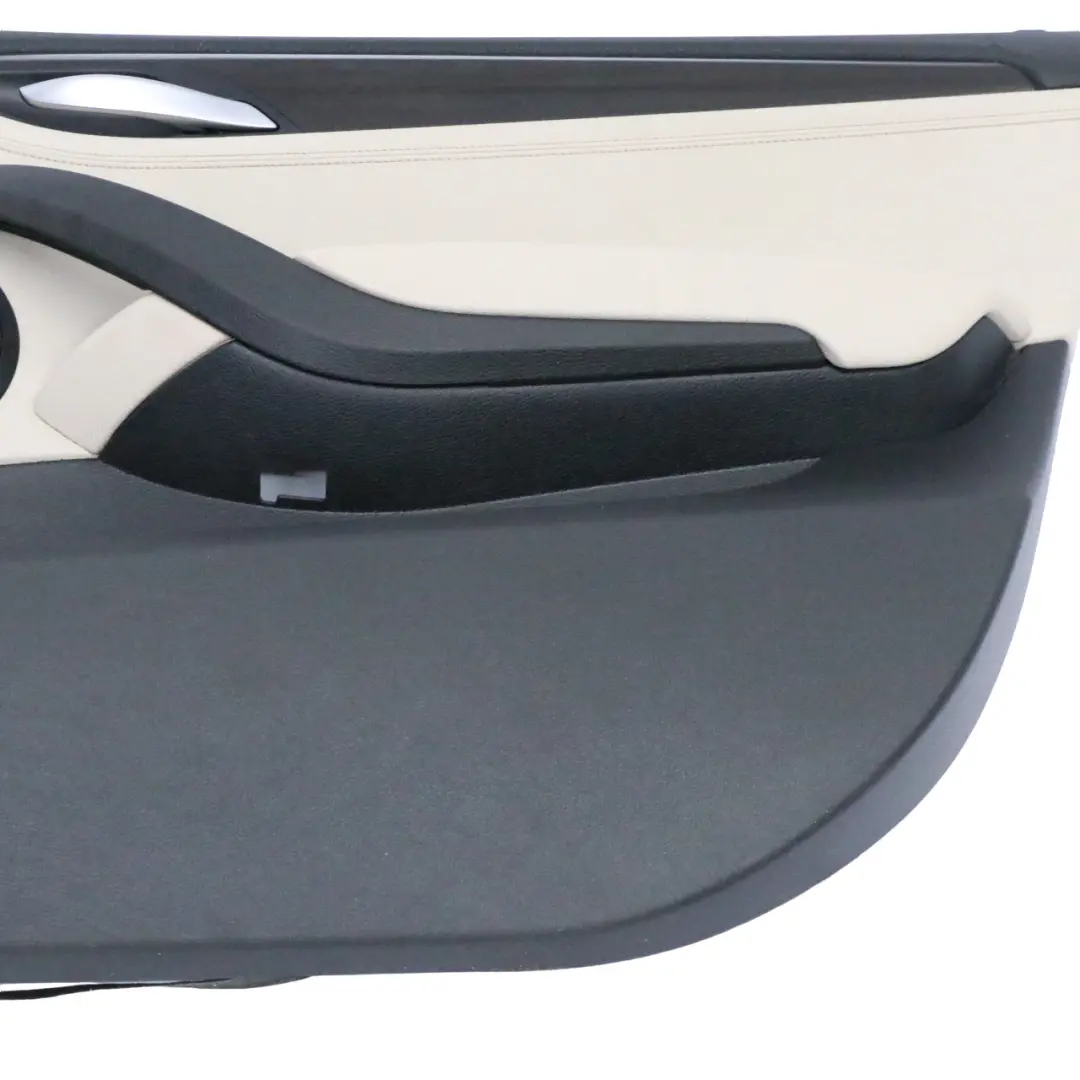 Door Card Front Right O/S Door Lining Trim Leather Nevada Oyster to BMW X1 E84 with Part number 7327196 BMW X1 E84 Door Card Front Right O/S Door Lining Trim Leather Nevada Oyster - SKU 7327196-1 - Part number 7327196