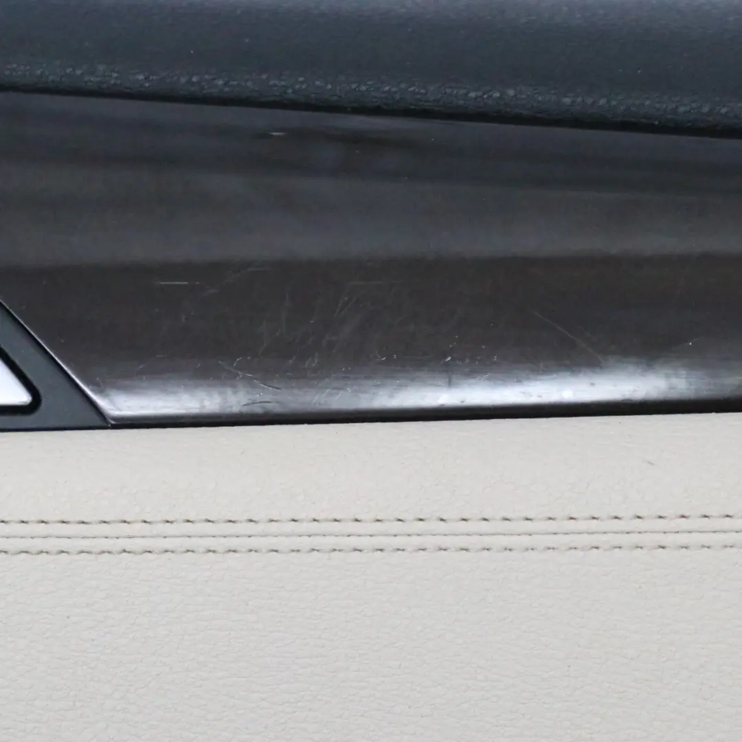 BMW X1 E84 Boczek Panel Drzwi Prawy Przód Skóra Nevada Oyster - SKU 7327196-1 - Numer Części 7327196