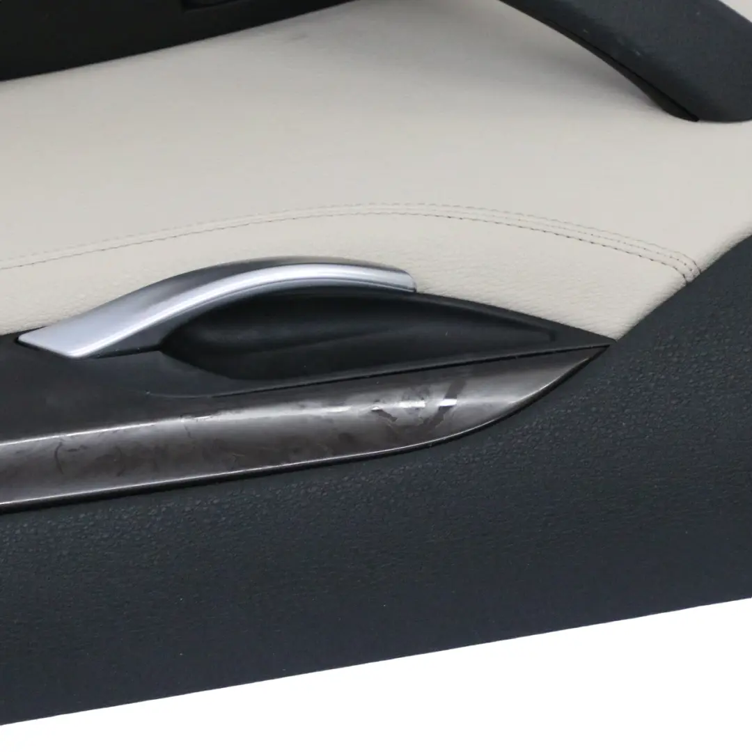 Door Card Rear Right O/S Lining Trim Panel Leather Nevada Oyster to BMW X1 E84 with Part number 7327260 BMW X1 E84 Door Card Rear Right O/S Lining Trim Panel Leather Nevada Oyster - SKU 7327260-1 - Part number 7327260