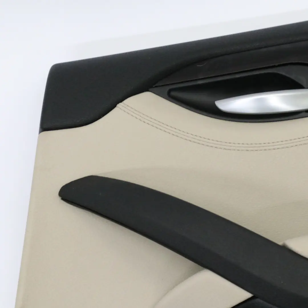 Door Card Rear Right O/S Lining Trim Panel Leather Nevada Oyster to BMW X1 E84 with Part number 7327260 BMW X1 E84 Door Card Rear Right O/S Lining Trim Panel Leather Nevada Oyster - SKU 7327260-1 - Part number 7327260