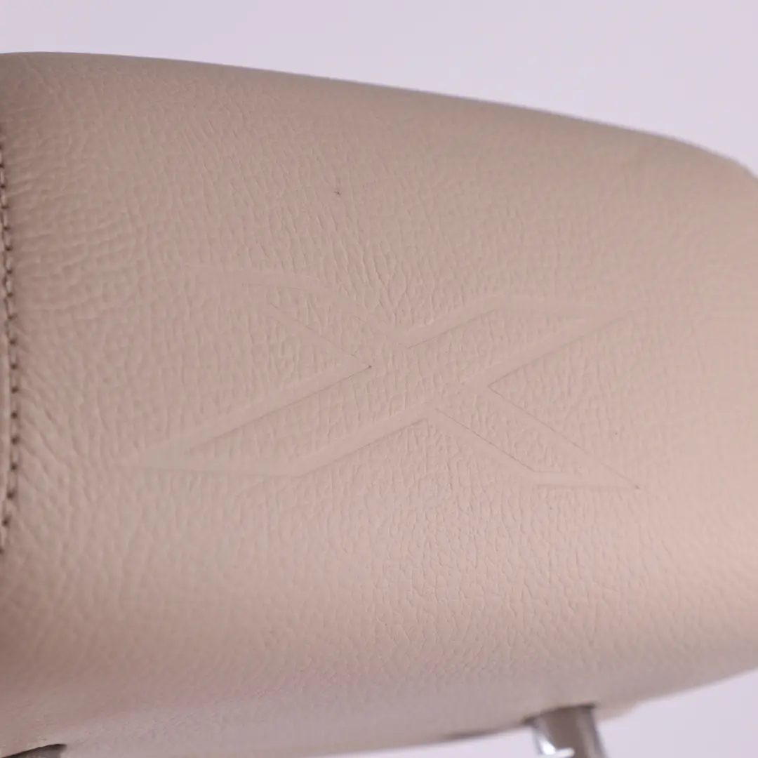BMW X1 E84 Rear Seat Headrest Left Right N/O/S Head Rest Leather Oyster - SKU 7327643 - Part number 7327643