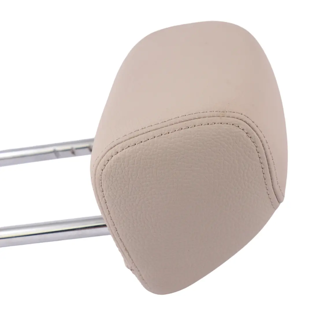 Asiento Trasero Reposacabezas Izquierdo Derecho Cuero Oyster para BMW X1 E84 con número de pieza 7327643 BMW X1 E84 Asiento Trasero Reposacabezas Izquierdo Derecho Cuero Oyster - SKU 7327643 - Número de pieza 7327643