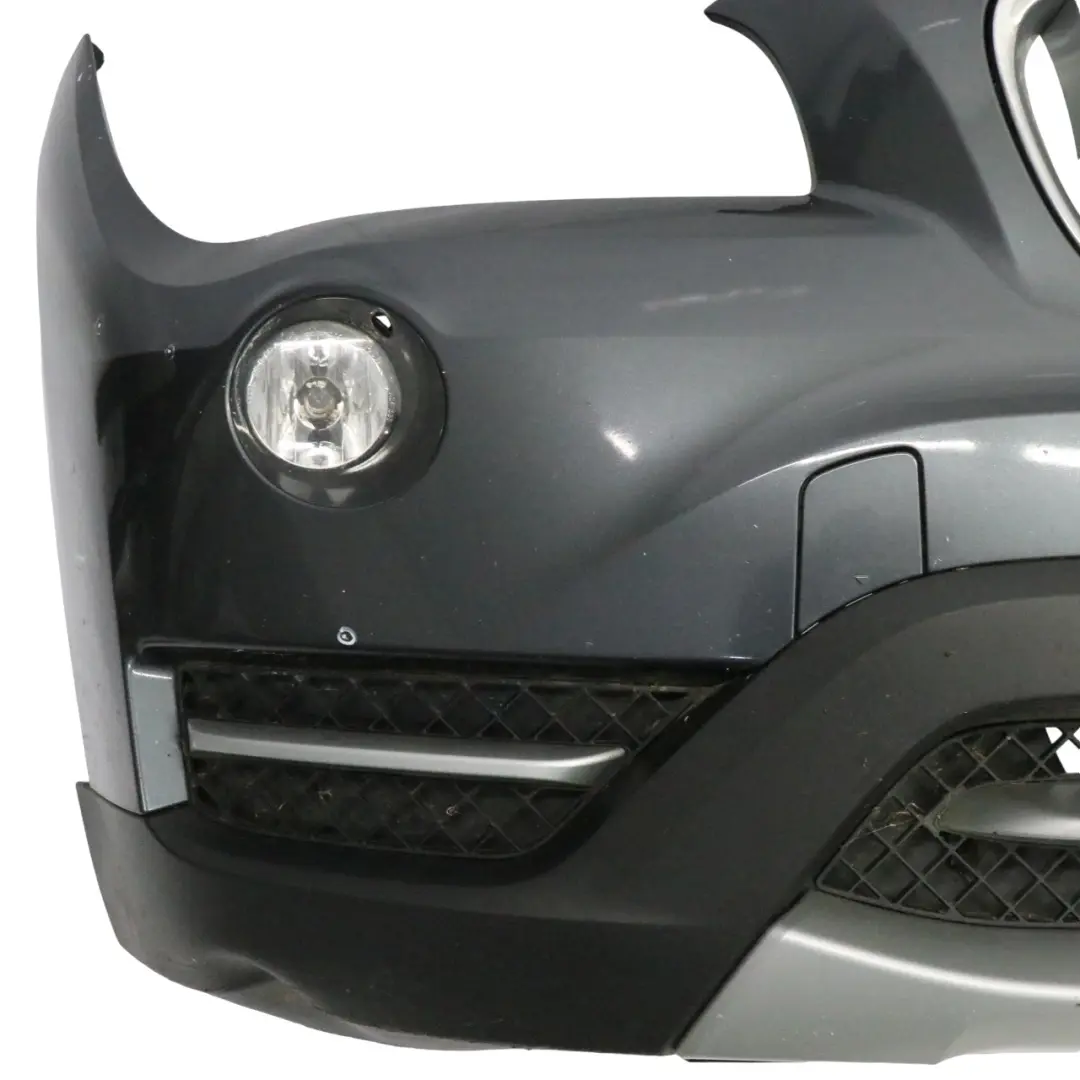 Front Bumper Cover Panel Mineral Grey Metallic - B39 to BMW X1 E84 with Part number 7345031 BMW X1 E84 Front Bumper Cover Panel Mineral Grey Metallic - B39 - SKU 7345031-MG - Part number 7345031