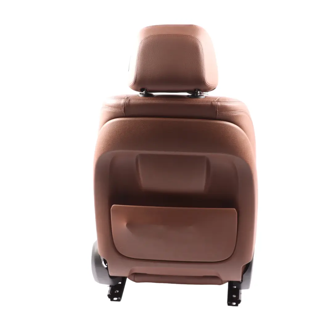 Front Seat BMW F10 F11 LCI Left N/S Heated Interior Leather Dakota Zimt Brown  - SKU 7350135-1 - Part number 7350135