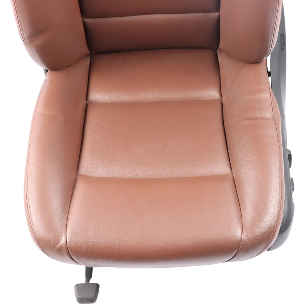 Front Seat BMW F10 F11 LCI Left N/S Heated Interior Leather Dakota Zimt Brown to with Part number 7350135 Front Seat BMW F10 F11 LCI Left N/S Heated Interior Leather Dakota Zimt Brown - SKU 7350135-1 - Part number 7350135