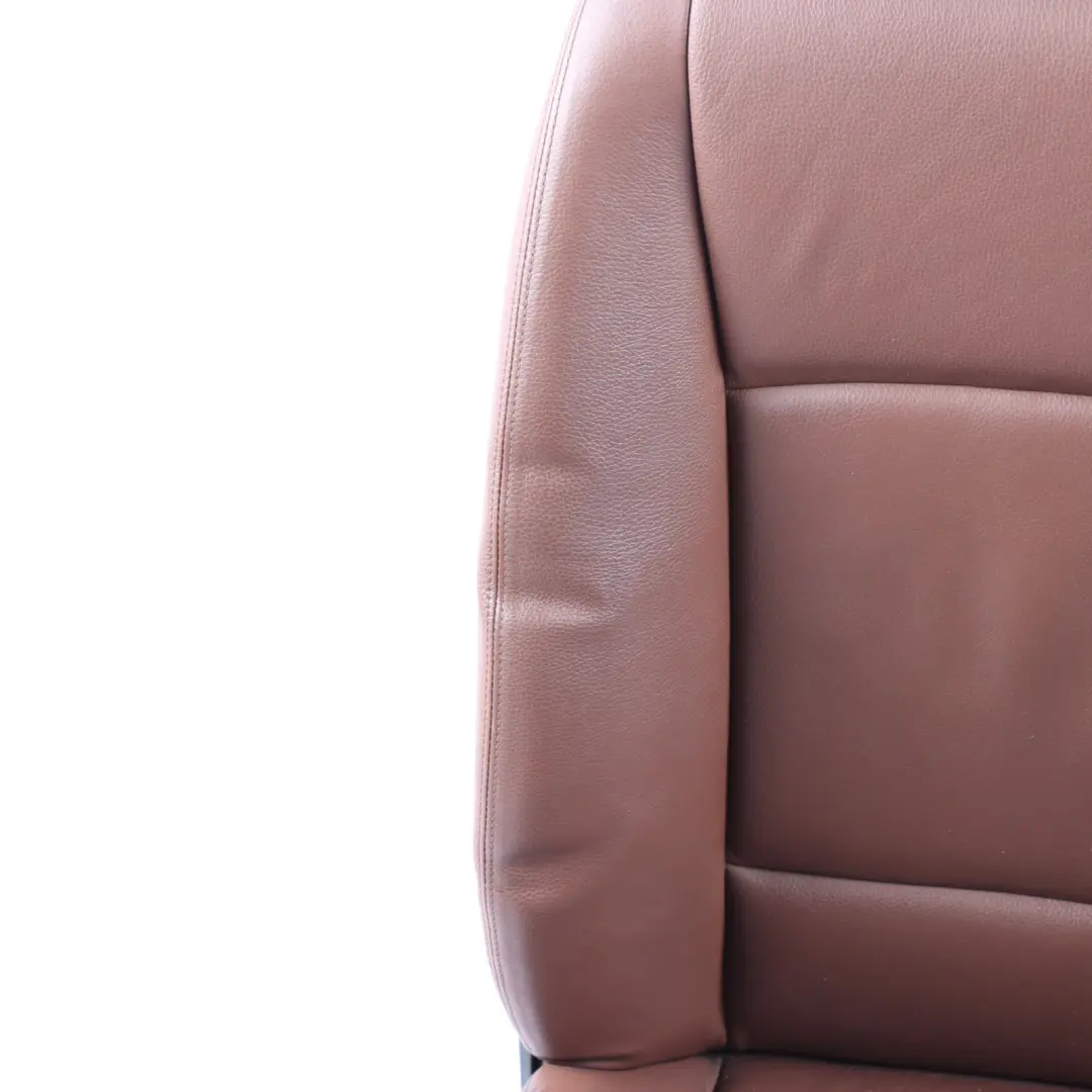 Front Seat BMW F10 F11 LCI Left N/S Heated Interior Leather Dakota Zimt Brown  - SKU 7350135-1 - Part number 7350135